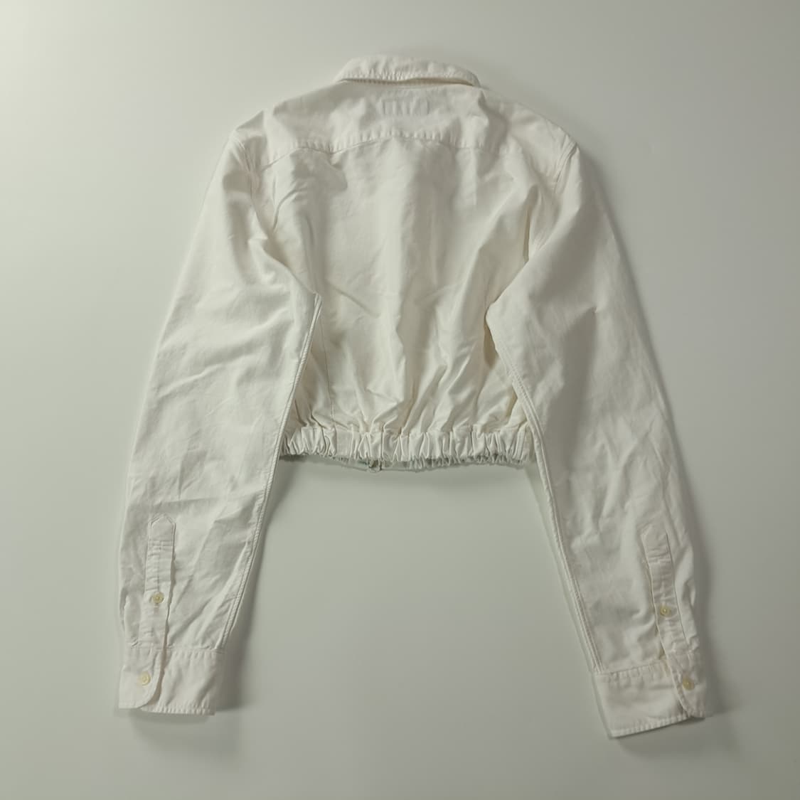 CK331 FREE 폴로 화이트 크롭 셔츠 자켓 상품이미지5