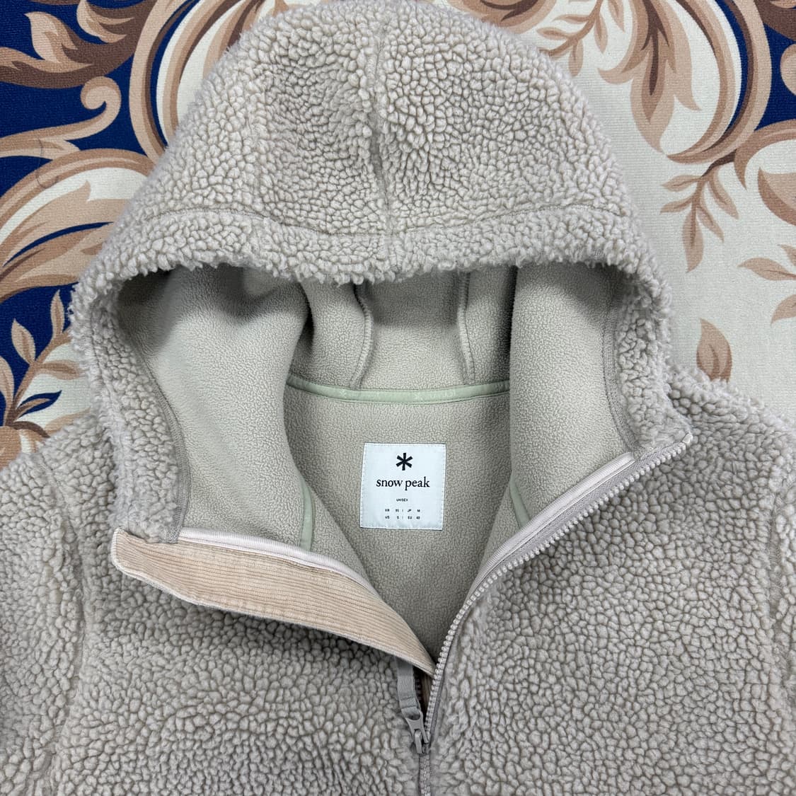 (M)스노우 피크 Snowpeak 플리스 자켓(베이지) 상품이미지2