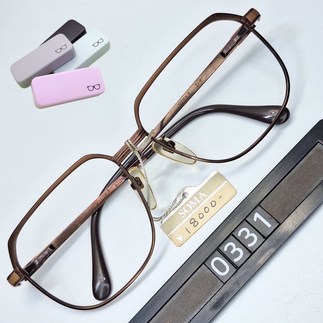 니콘 FB 8311TS 안경테 57mm 순티타늄/일본빈티지 데드스톡 레어 상품이미지1