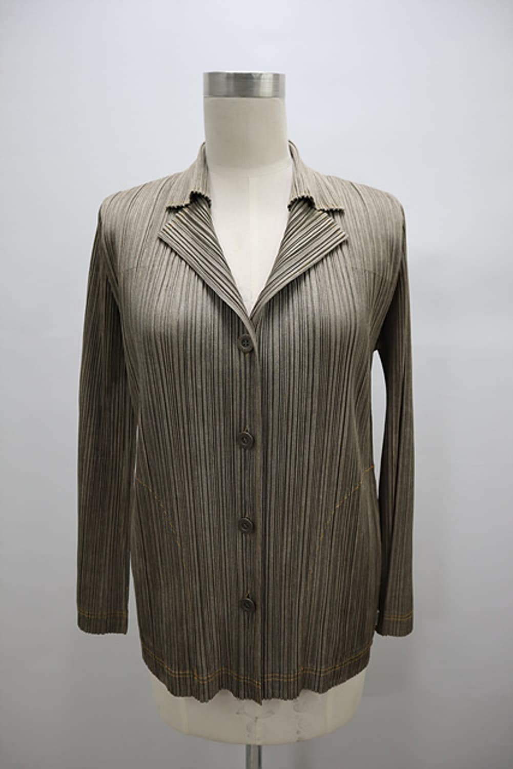 PLEATS PLEASE 플리츠플리즈 자켓 매장판 연한카키 상품이미지1