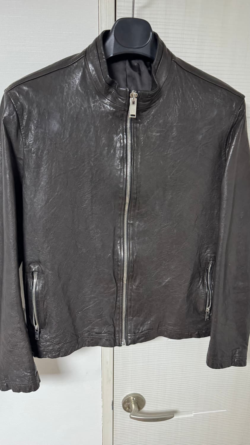 도메스틱 이태리 렘스킨 레더자켓 L 상품이미지5