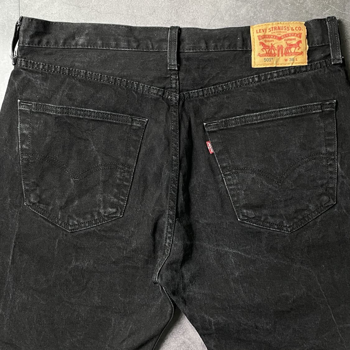 LEVI'S 리바이스501 빈티지 블랙 데님 하프팬츠 A01176 상품이미지6