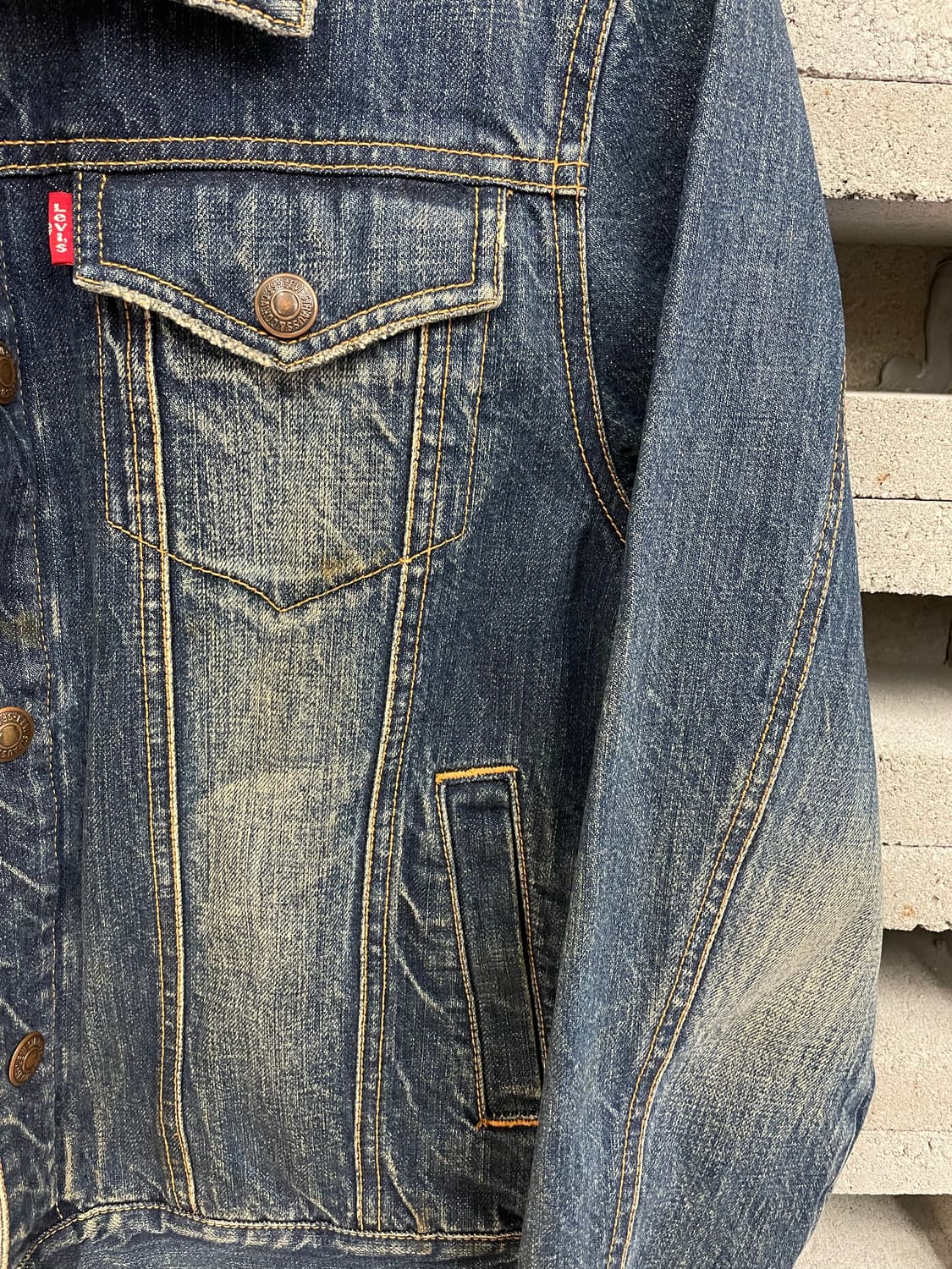 Levis 리바이스 레드탭 지퍼 버튼 데님 자켓 상품이미지6