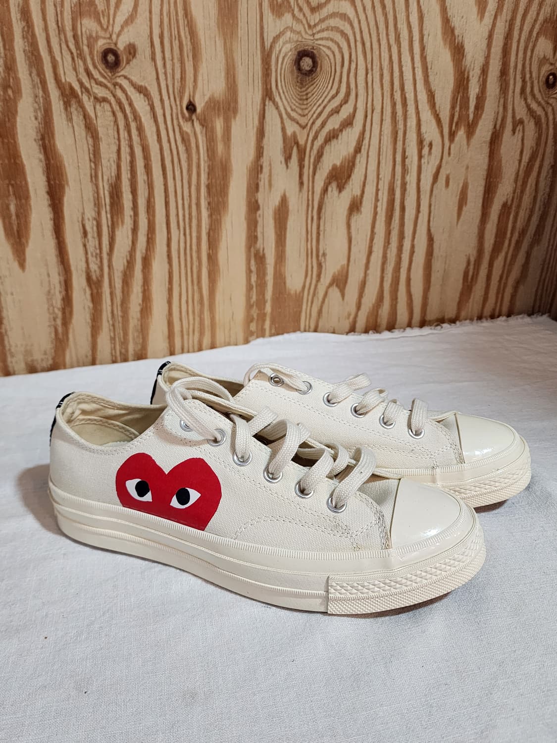 꼼데가르송 컨버스 척테일러 70 로우 아이보리
새상품 255 상품이미지2