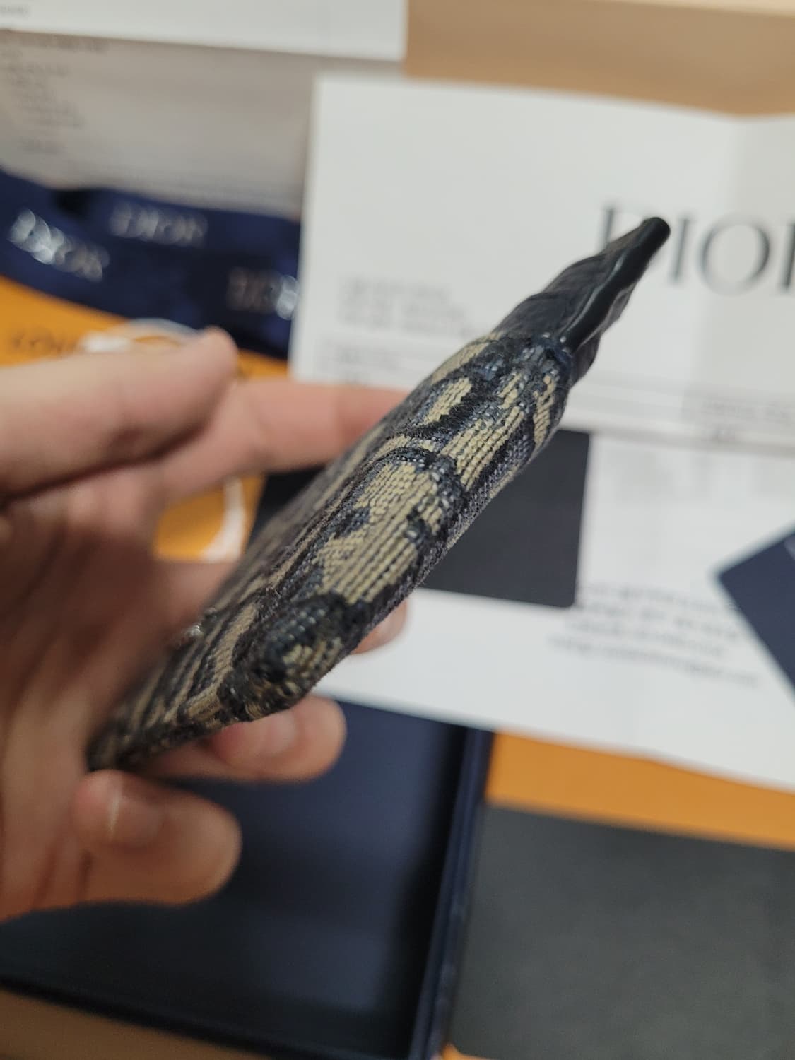 디올 오블리크 카드지갑 상품이미지5