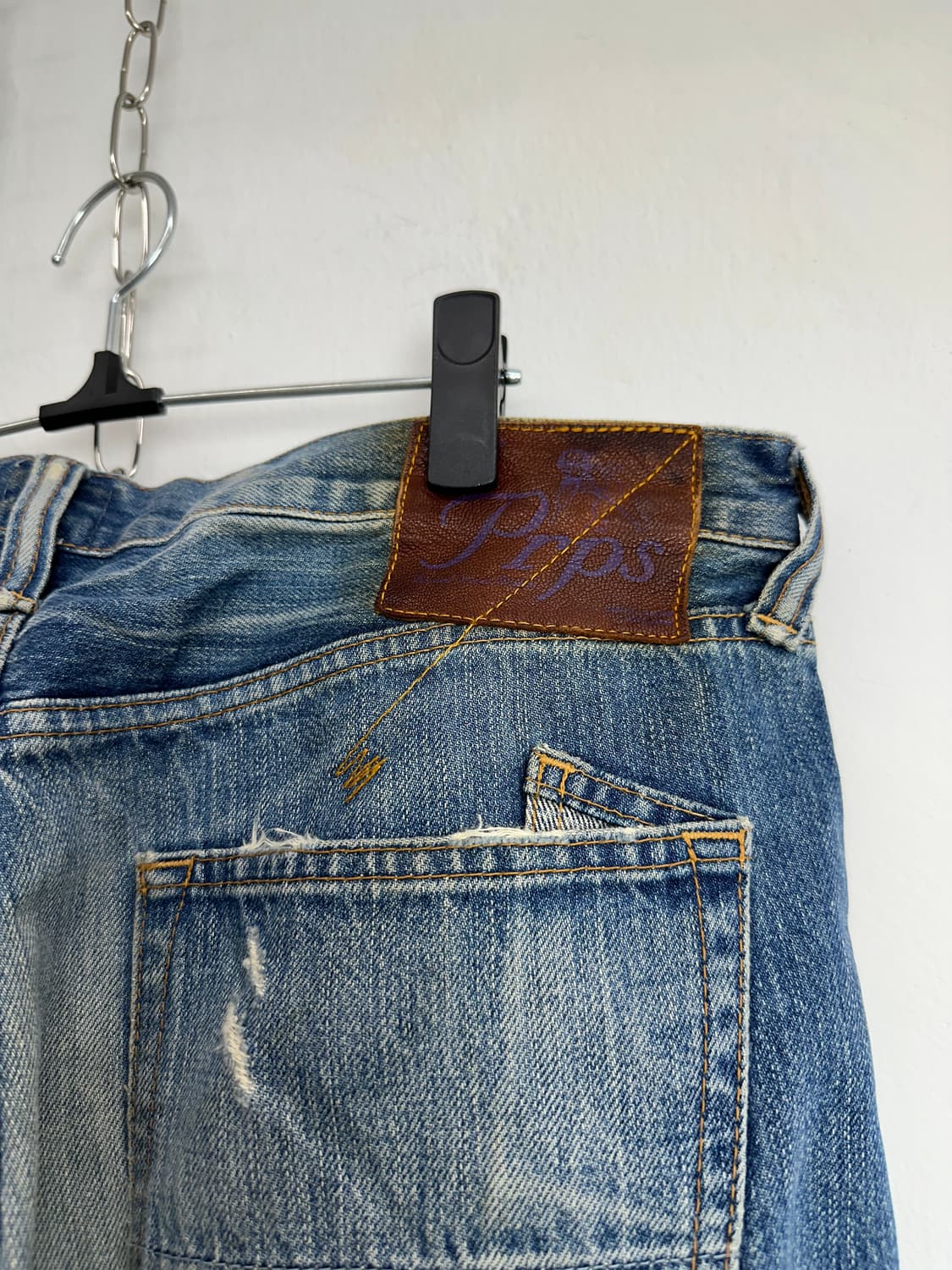 PRPS Heirloom Distressed Repair Denim Pa 상품이미지9