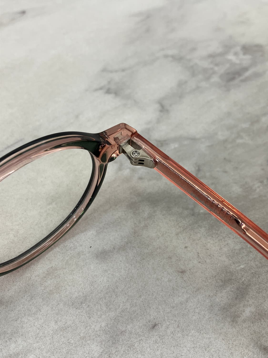 B64 HL 워터멜론 오벌 슬림 뿔테 안경7668 상품이미지3