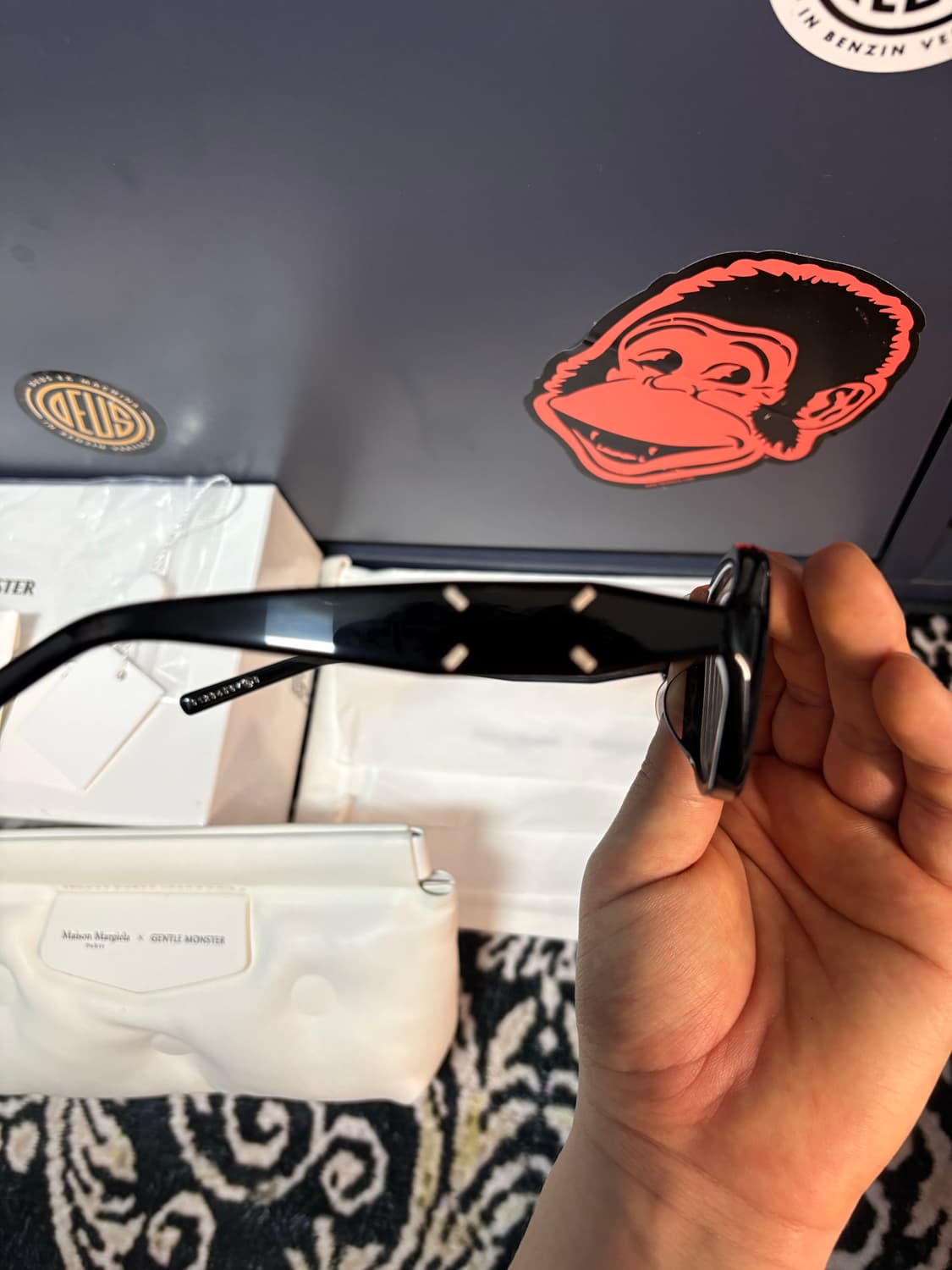 젠틀몬스터x메종마르지엘라 MM212 블랙 클리어 상품이미지5