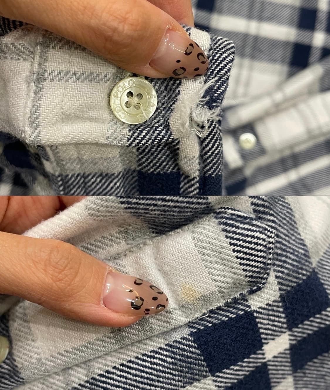 (M) POLO 폴로 랄프로렌 진스 체크 플란넬 셔츠 상품이미지9