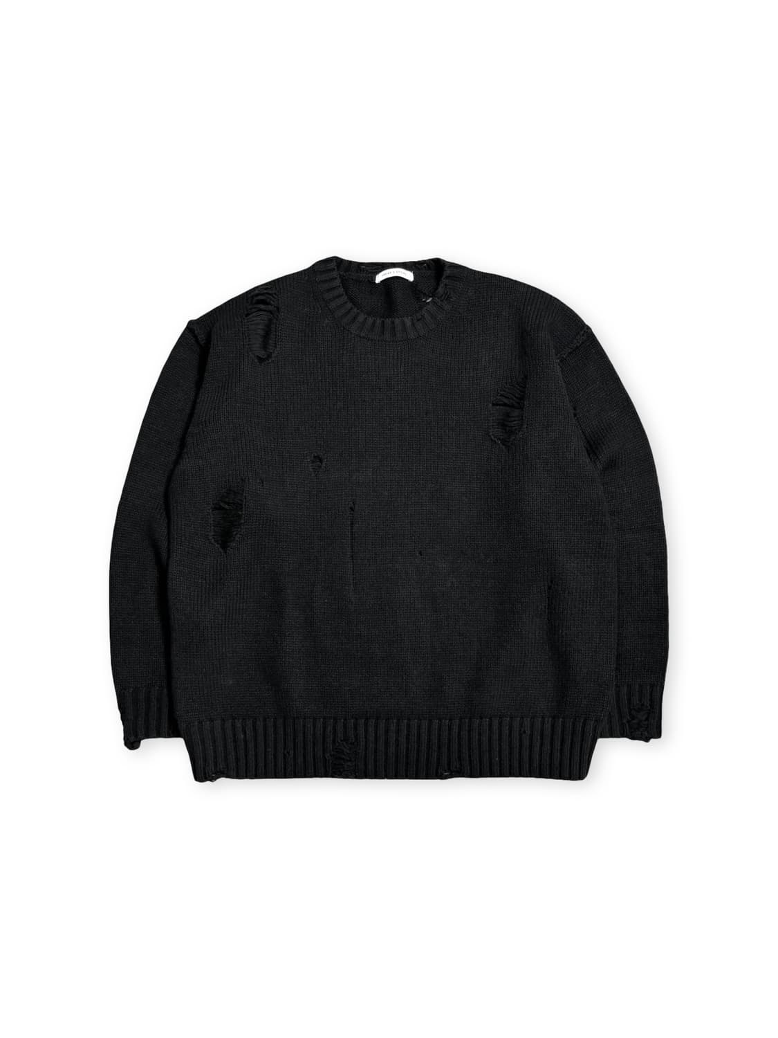 프릭스스토어 데미지 가공 니트 상품이미지1