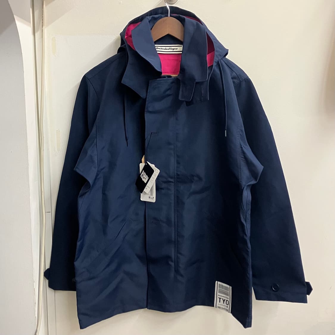 N148 오니츠카타이거 후드 숏코트 자켓 상품이미지1