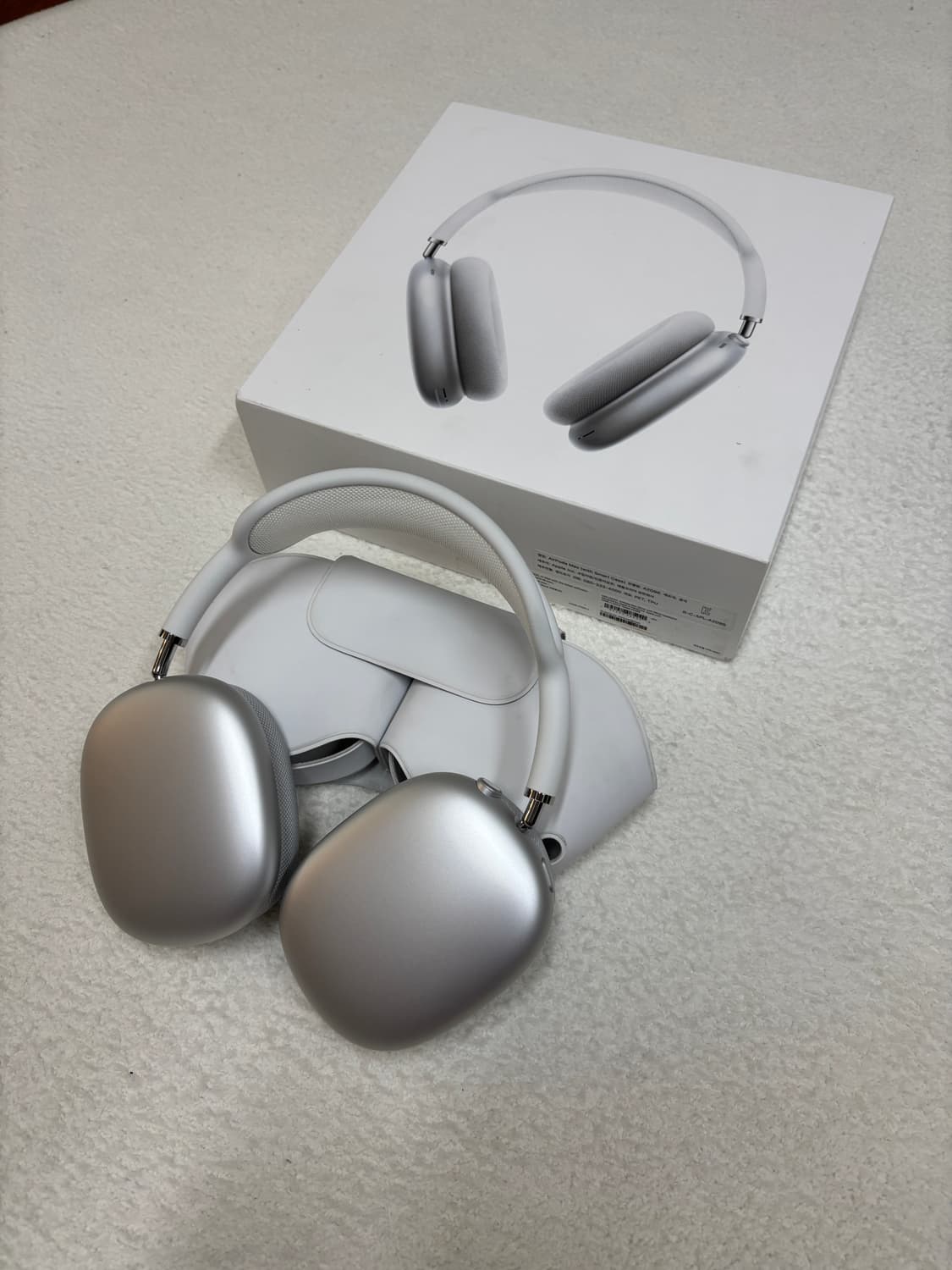 애플 에어팟 맥스 실버 8핀 (풀구성) 상품이미지1