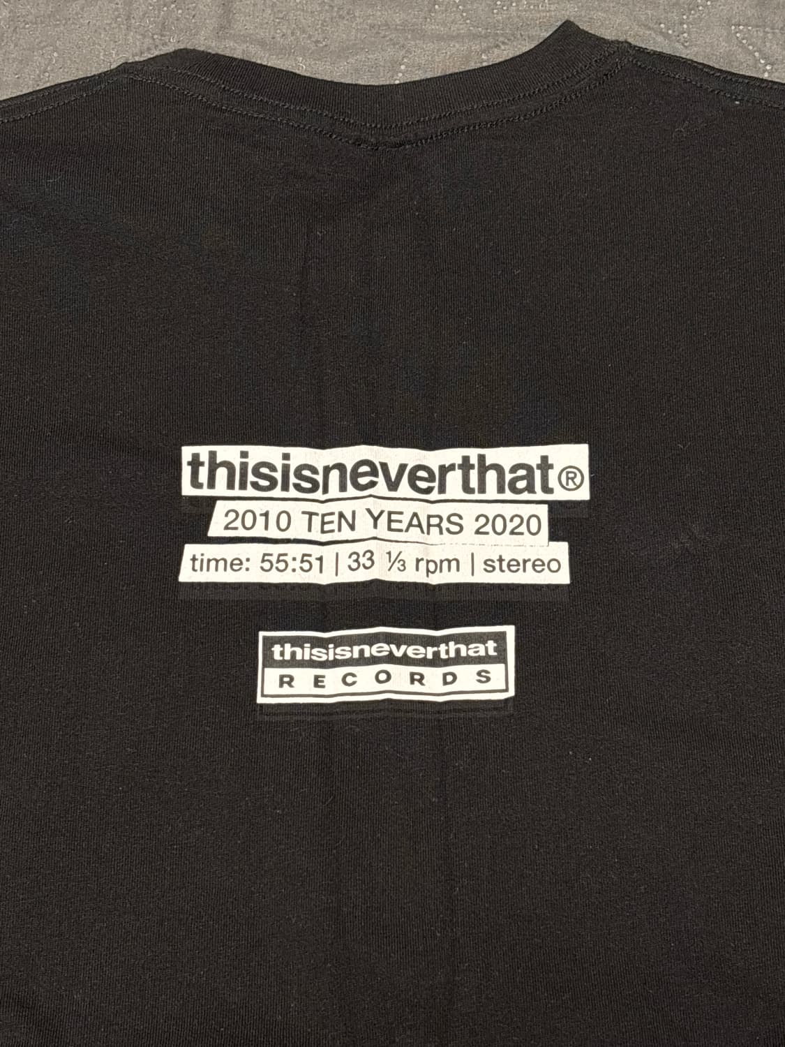 디스이즈네버댓 10주년 반팔티셔츠 L 상품이미지2