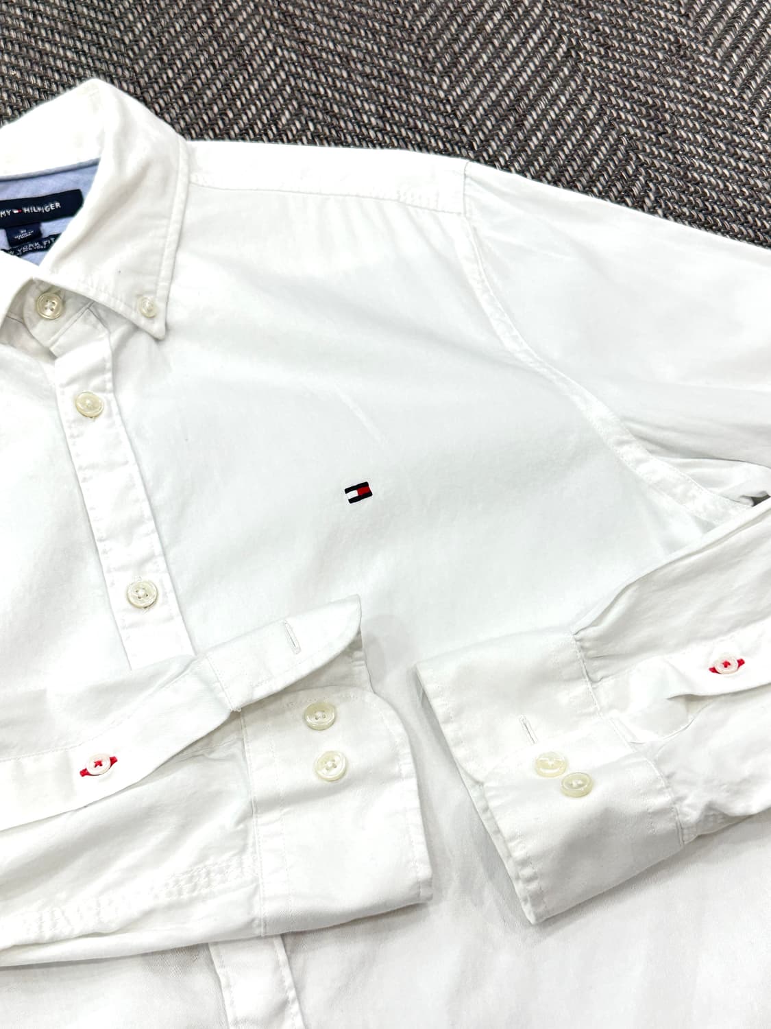 타미힐피거 셔츠 화이트 상품이미지4