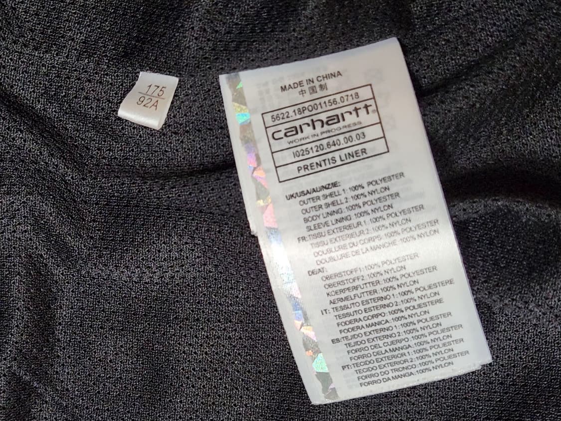 칼하트 윕 wip 카모 플리스 양자켓M 상품이미지3