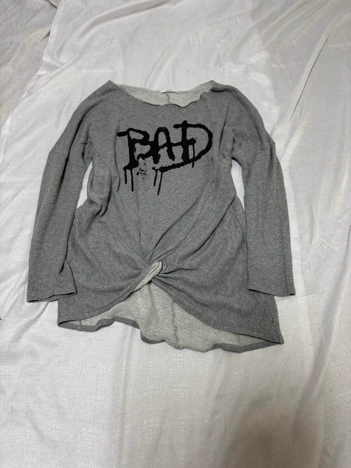 “Unknown” Bad Print Grunge Sleeve 상품이미지5