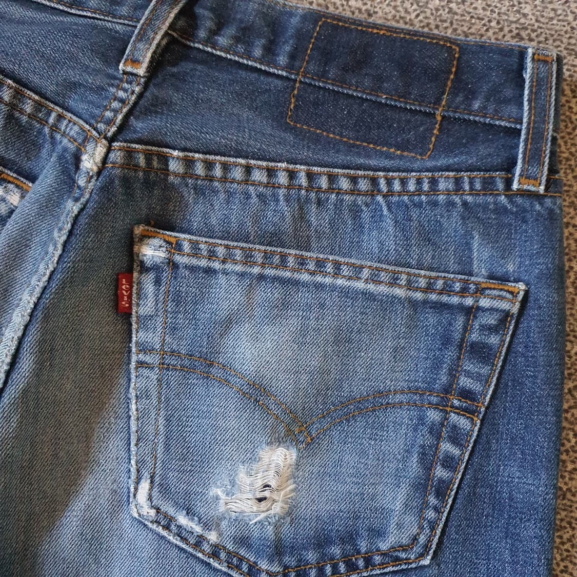 00s유럽 리바이스501 데님 팬츠 no.18 상품이미지9