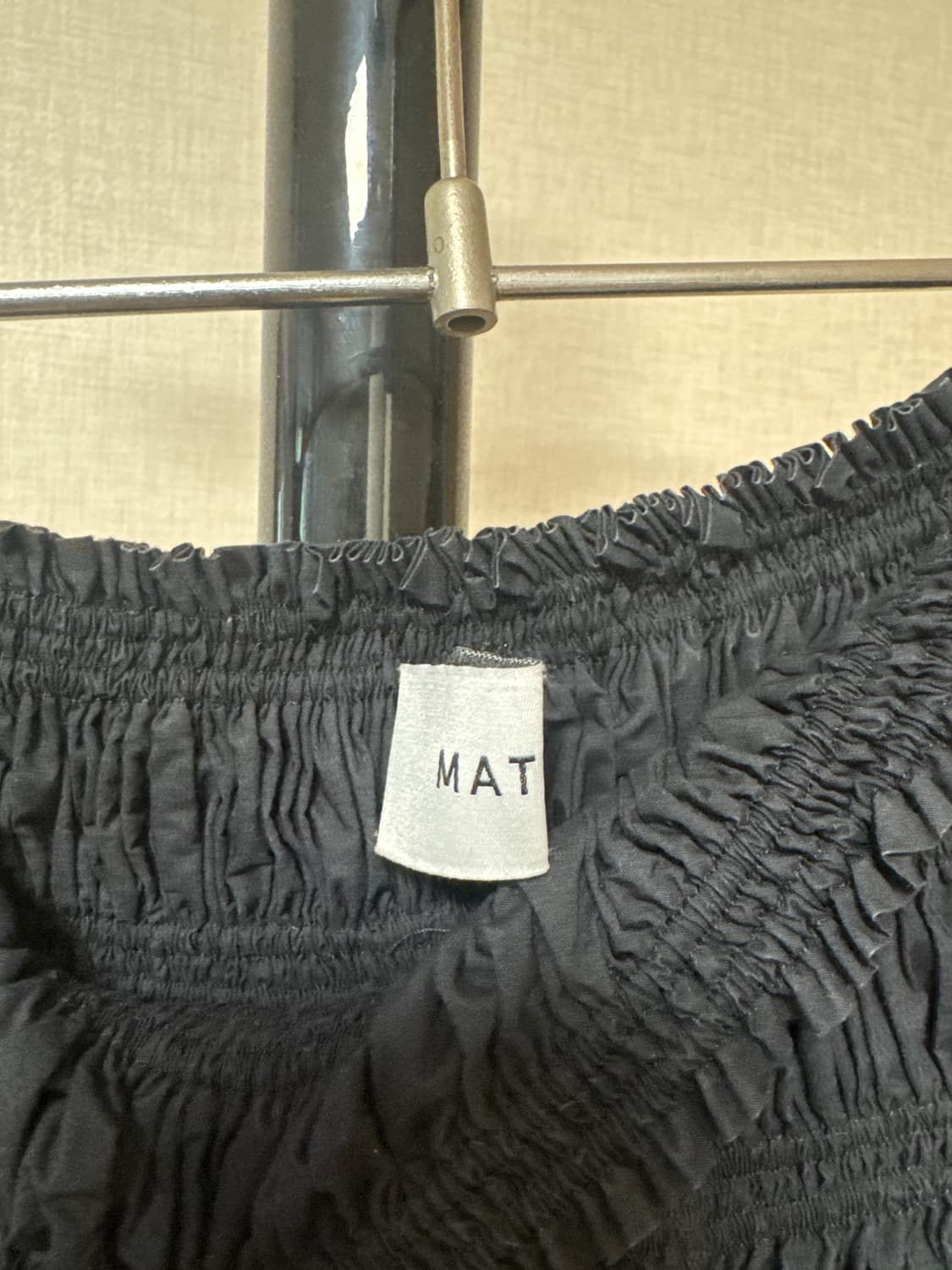 Matteau 마티유 블랙 스커트 상품이미지4