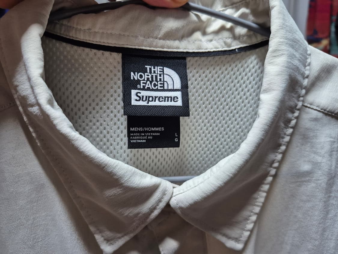 슈프림 X 노스페이스 트래킹 숏 슬리브 셔츠 L(크림 구매 정품) 상품이미지2