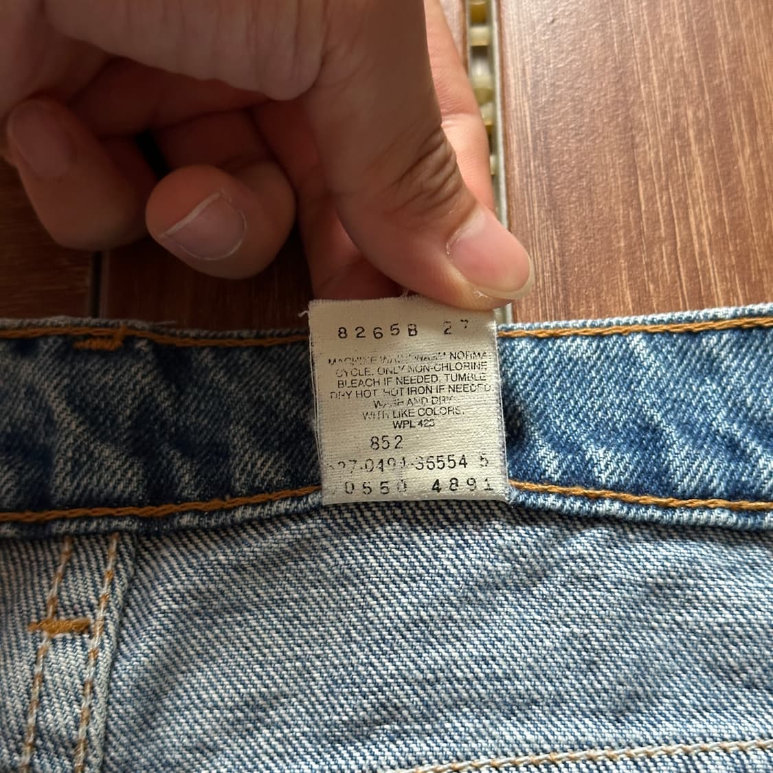 90‘s Levi’s 550 usa denim pants 상품이미지7
