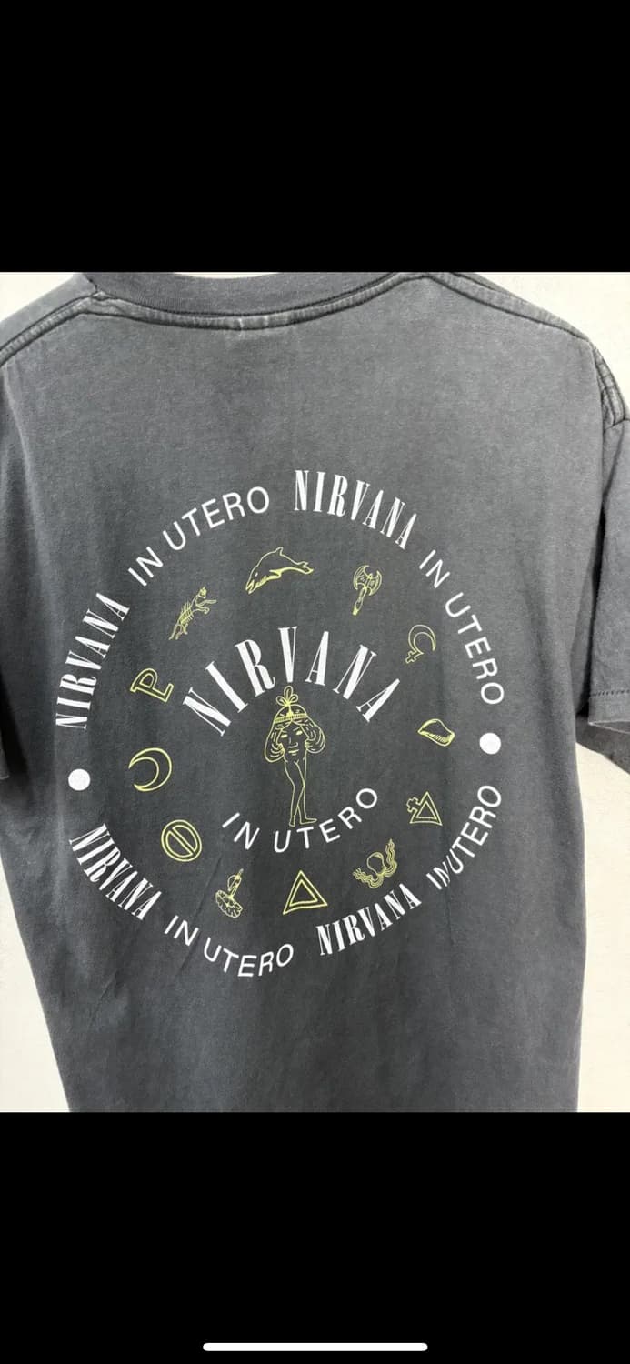 빈티지 너바나 인유테로 반팔 H2494 상품이미지5