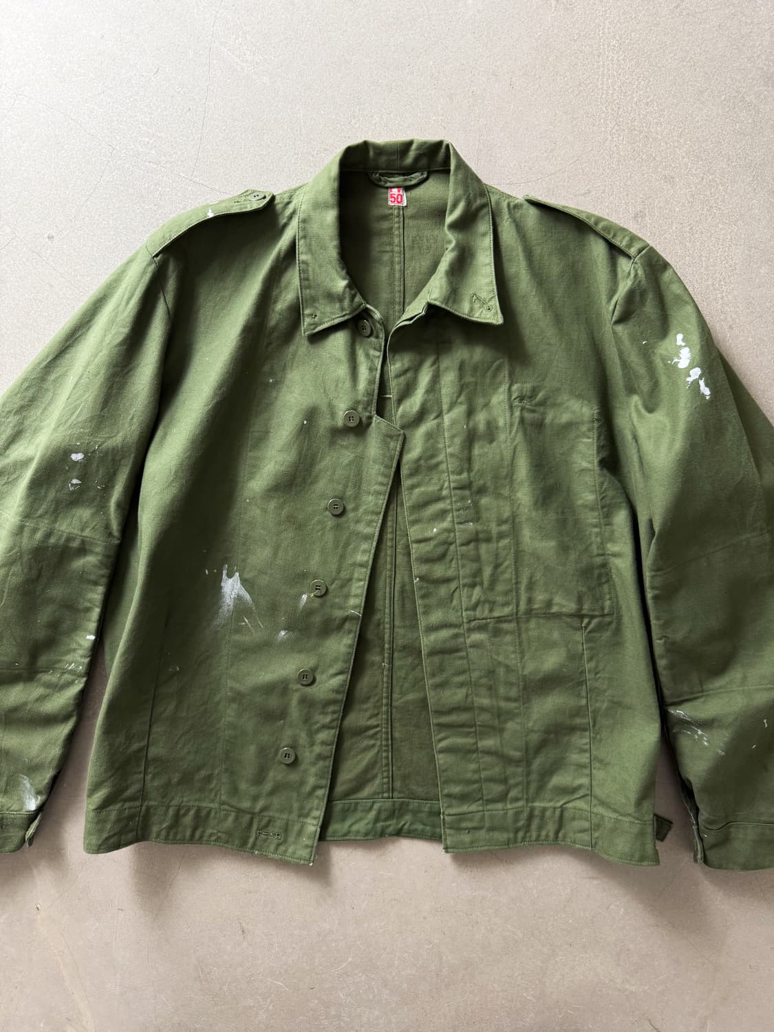 60s-70s Sweden Army Mechanic Jacket 상품이미지4