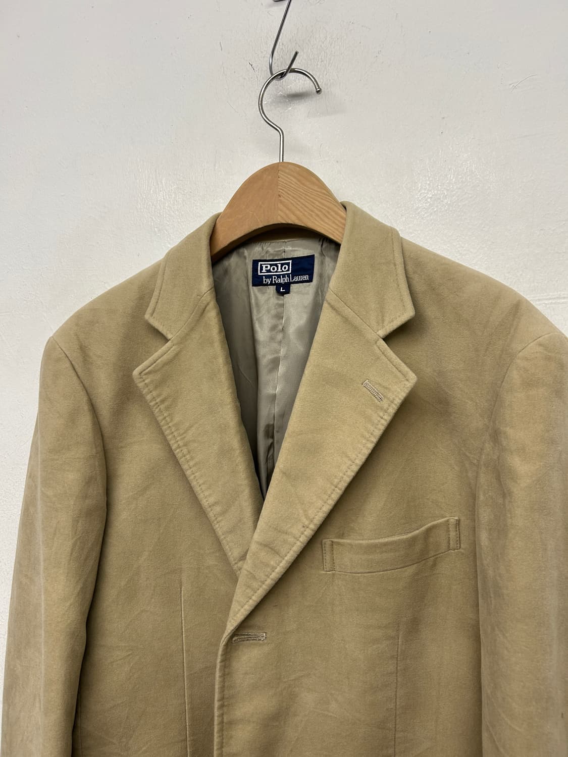 빈티지 폴로 랄프로렌 베이지 코튼 레이저 상품이미지2