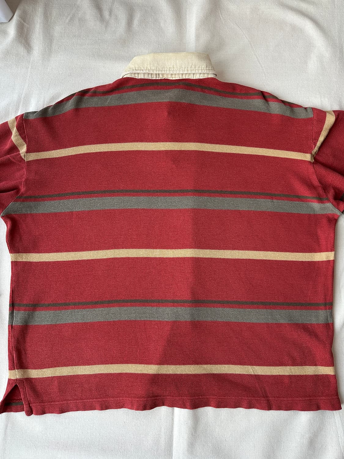 XL 헨리코튼 코듀로이 카라 럭비티 상품이미지7