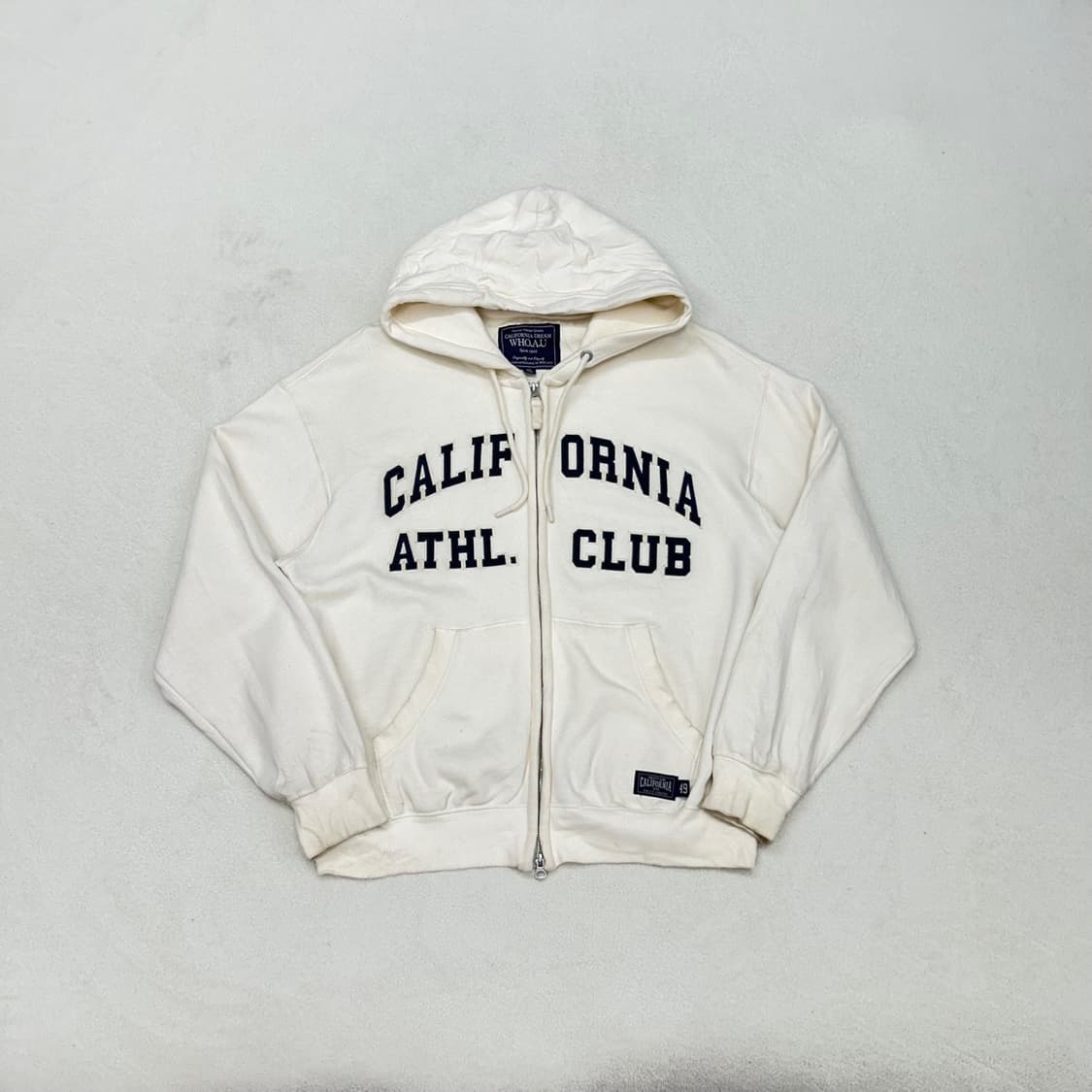 Who.A.U cream 2way hood zip-up 상품이미지5