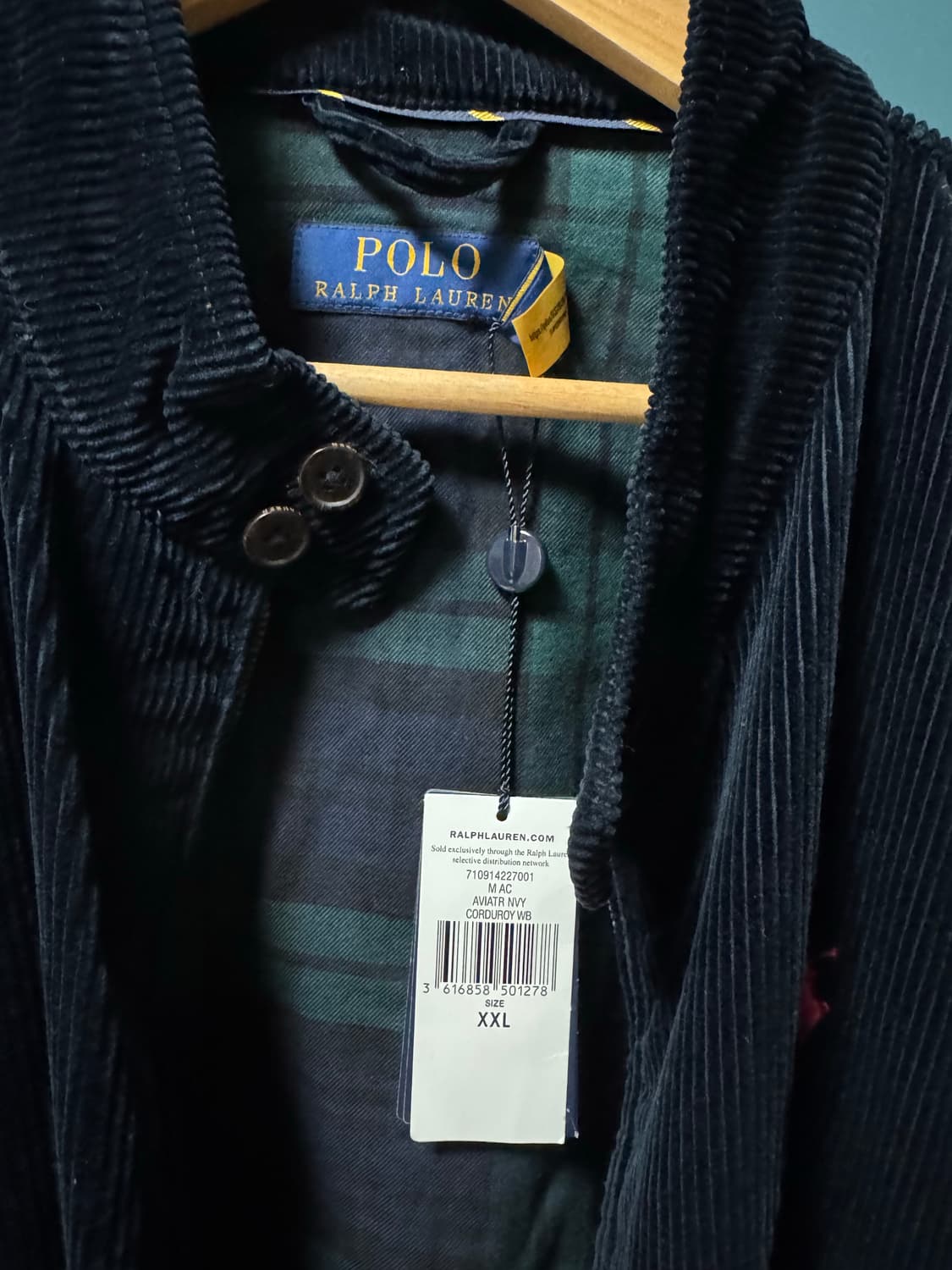 폴로 코듀로이 바라쿠다 자켓 xxl 새상품 상품이미지4