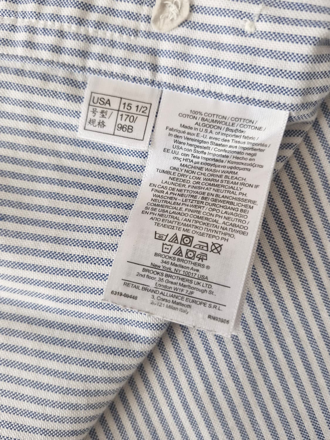 브룩스브라더스 Made in USA 옥스포드 셔츠  상품이미지7