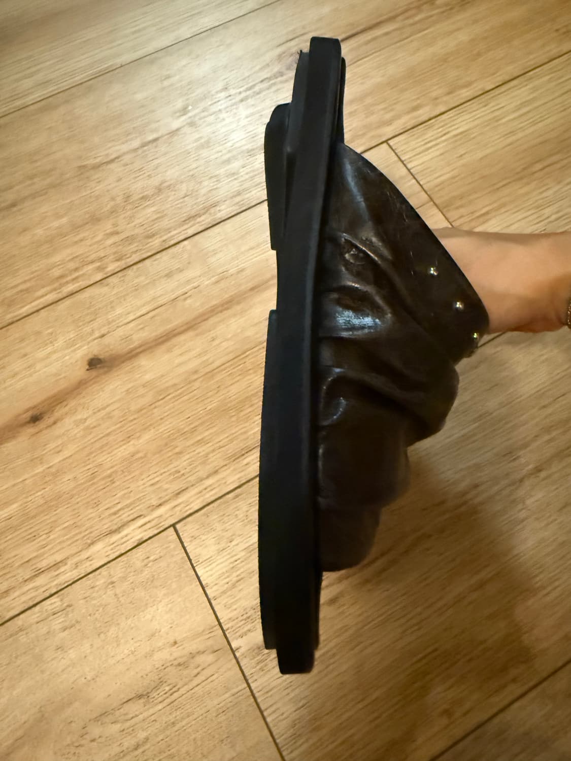 네거티브쓰리 샌들 고트스킨 슬라이드 브라운 2sz 상품이미지6