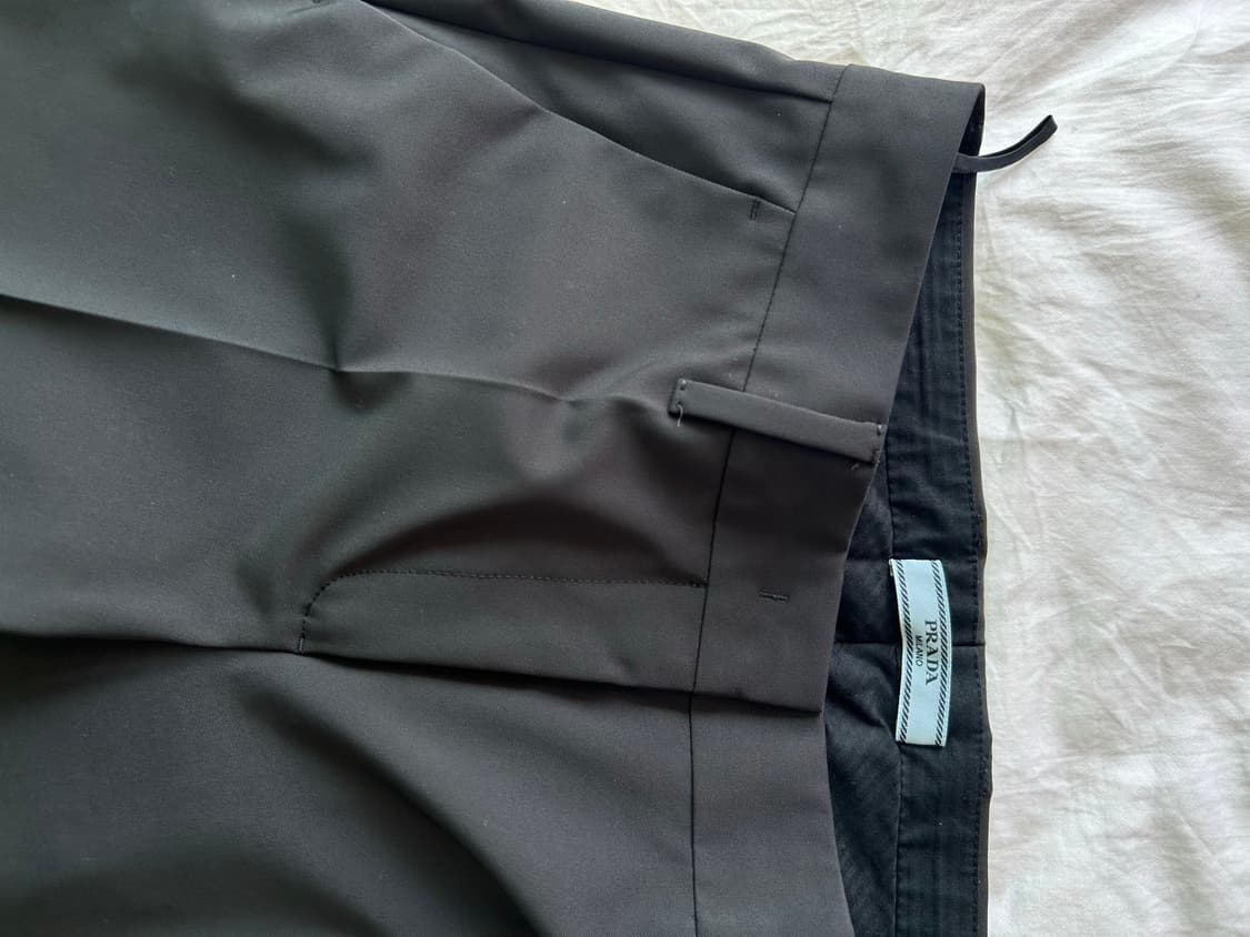 프라다 블랙 슬랙스 상품이미지3