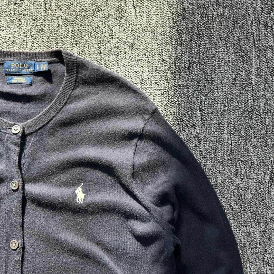 폴로 랄프로렌 피마코튼 네이비 가디건 상품이미지2