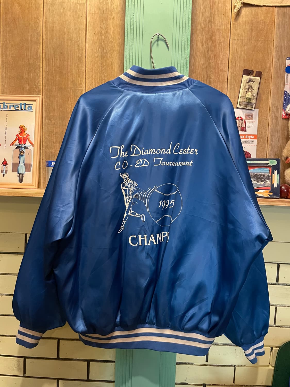 1990's Vintage Baseball Jacket  상품이미지9