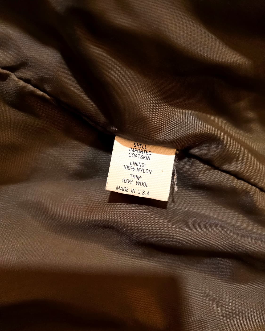 80s 엘엘빈 A-2 레더 자켓 (LLBean A2 Jacket) 상품이미지6