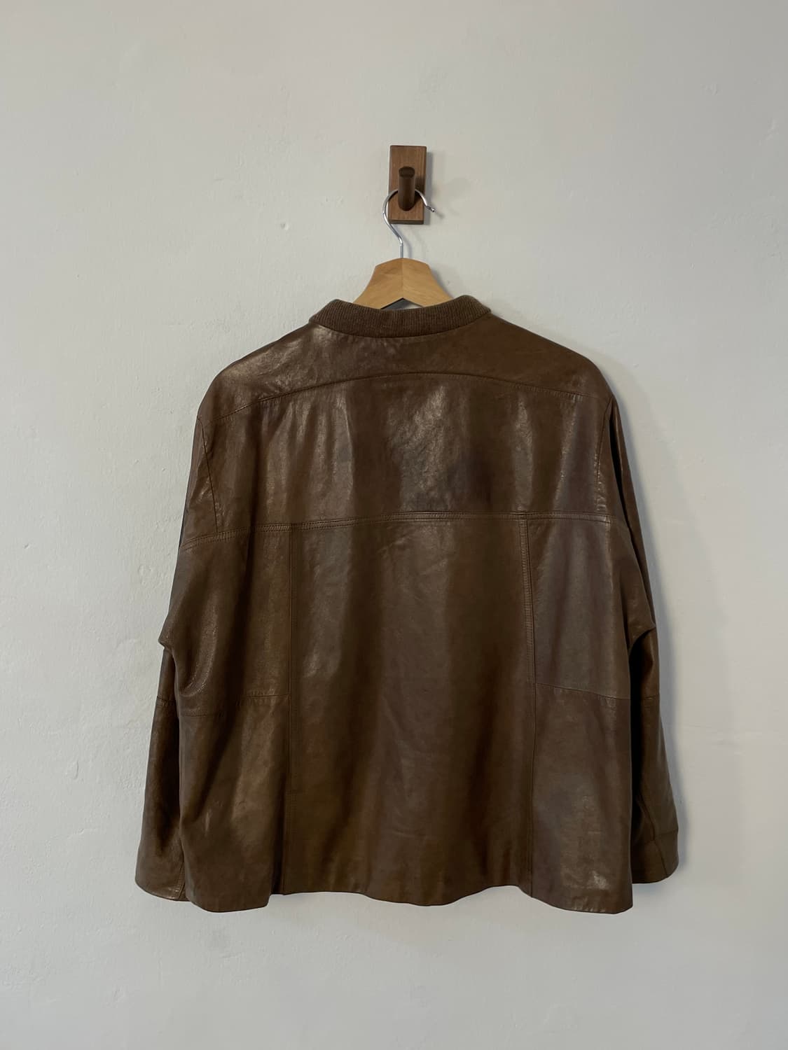 앤클라인 레더 자켓  상품이미지8