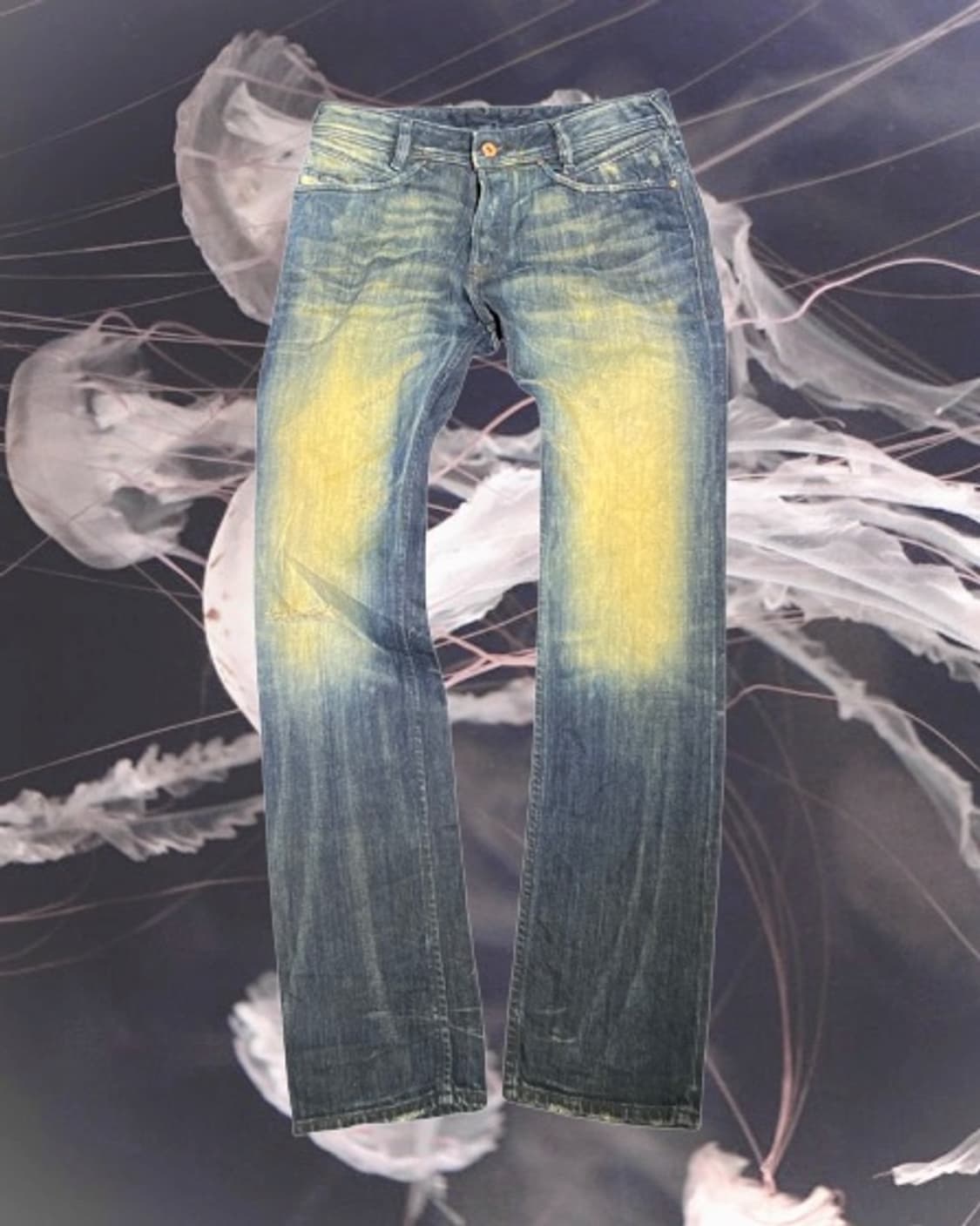 Diesel poiak hard washed denim 상품이미지1
