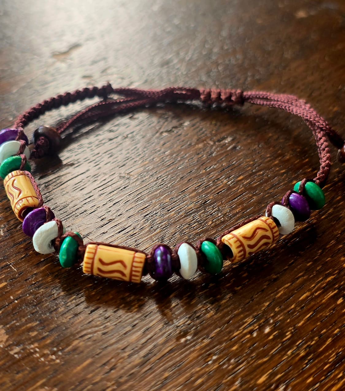 보헤미안 마크라메 비즈 매듭 팔찌 상품이미지3