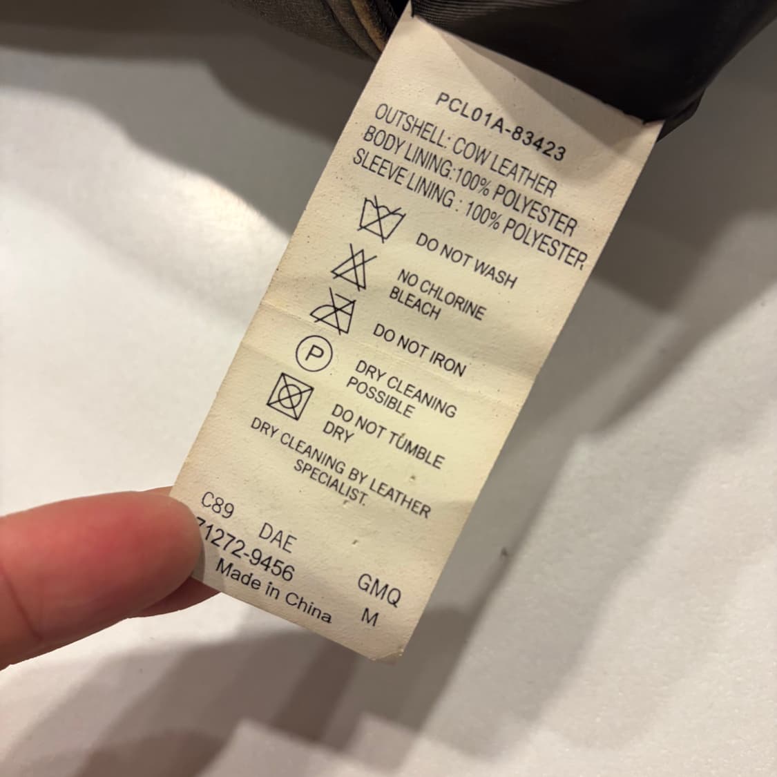 [M] 00s 리바이스 소가죽 빈티지 브라운 레더 자켓 C231 상품이미지9