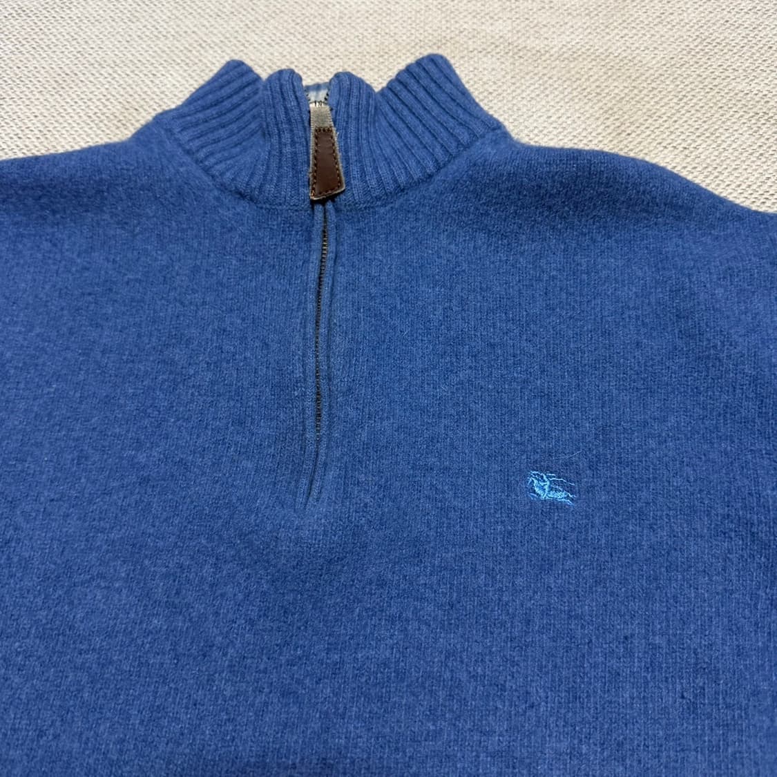 버버리 빈티지 하프집업 니트 상품이미지2