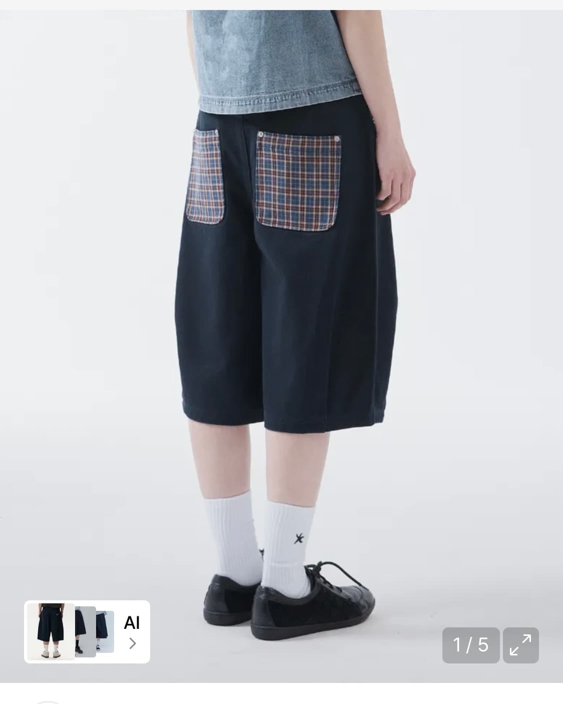 더콜디스트모먼트 TCM check pocket half pants 상품이미지3
