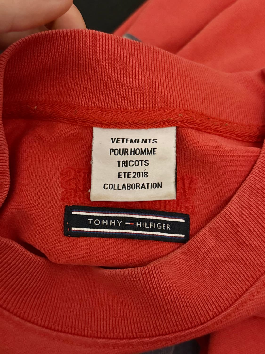 베트멍 타미힐피거 18ss 워싱 롱 슬리브 상품이미지5