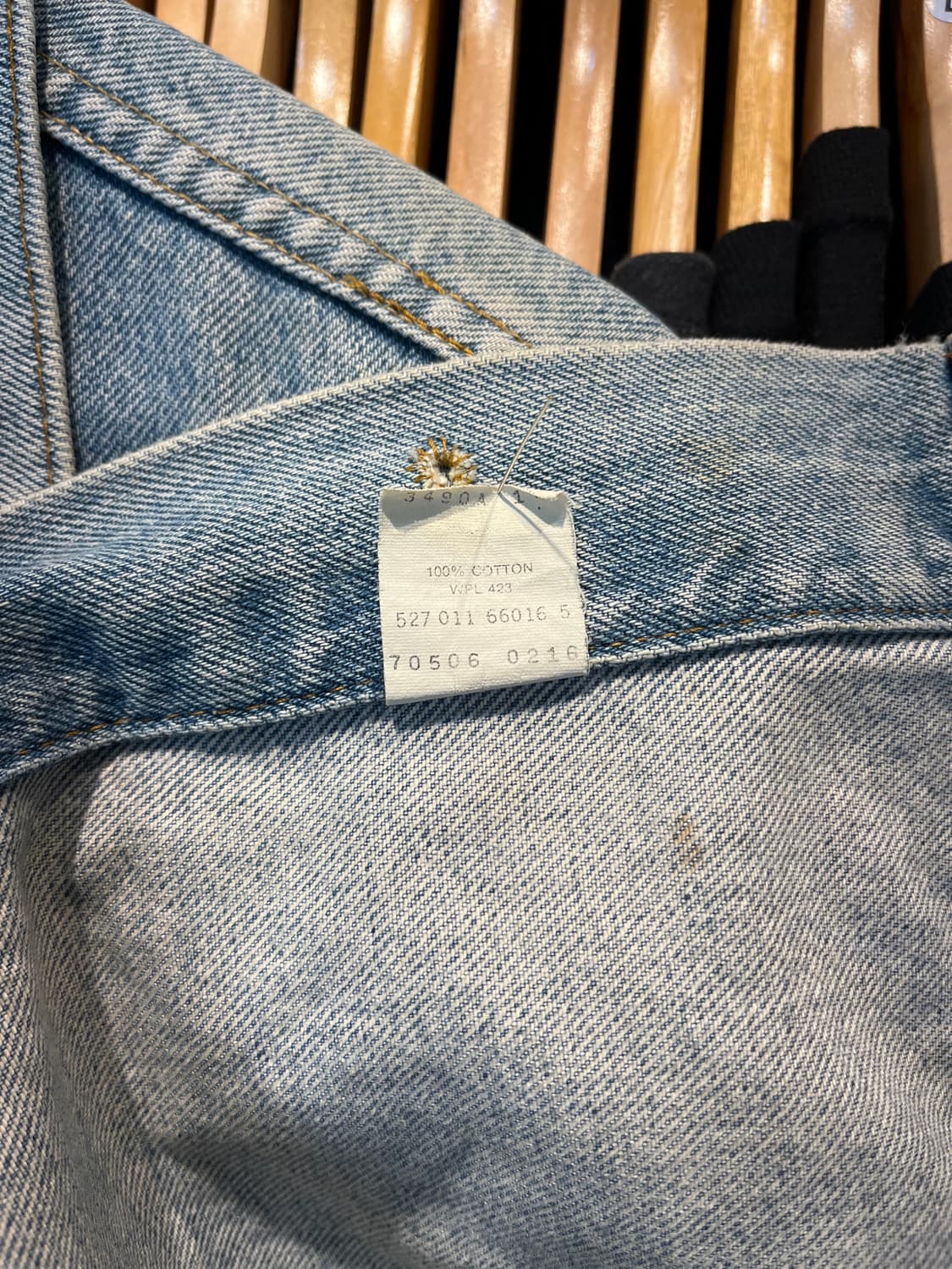 Vinatge 80s Levi’s denim trucker jacket 상품이미지5