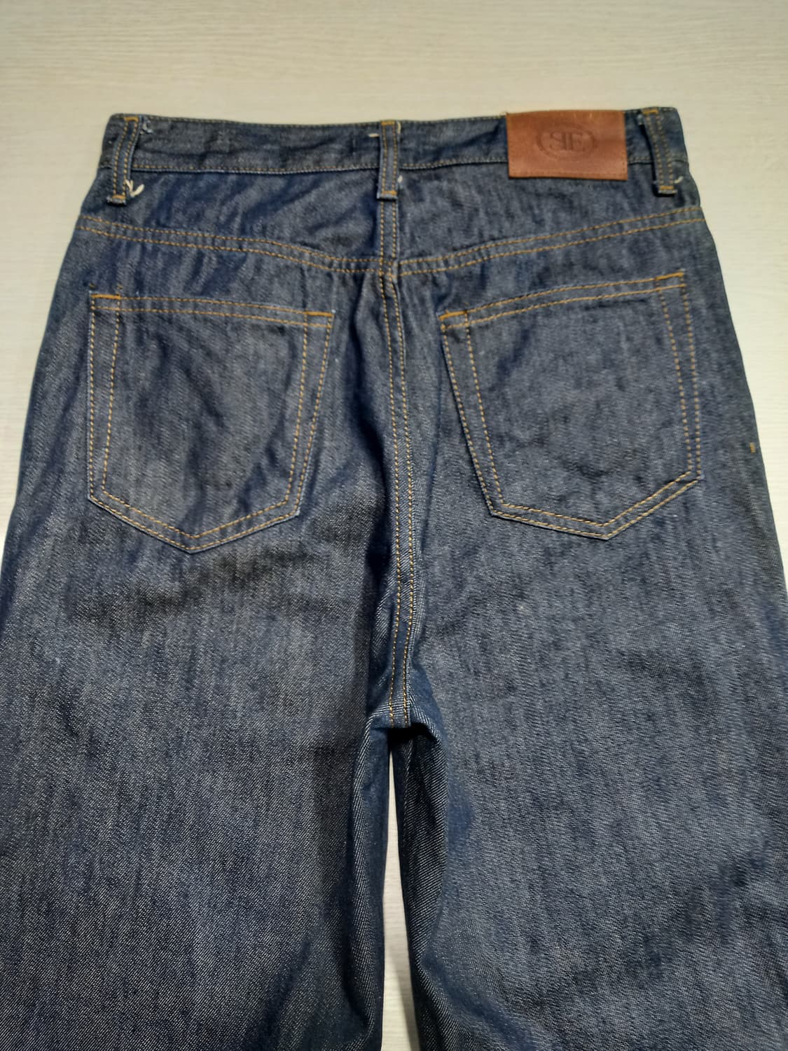 26 sienne Kor 하이웨이스트 테이퍼드 진청 26-605 상품이미지4