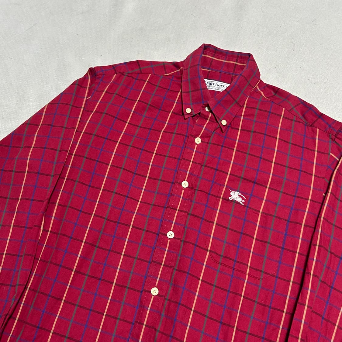 41(L) 버버리 레드 체크 셔츠 상품이미지1