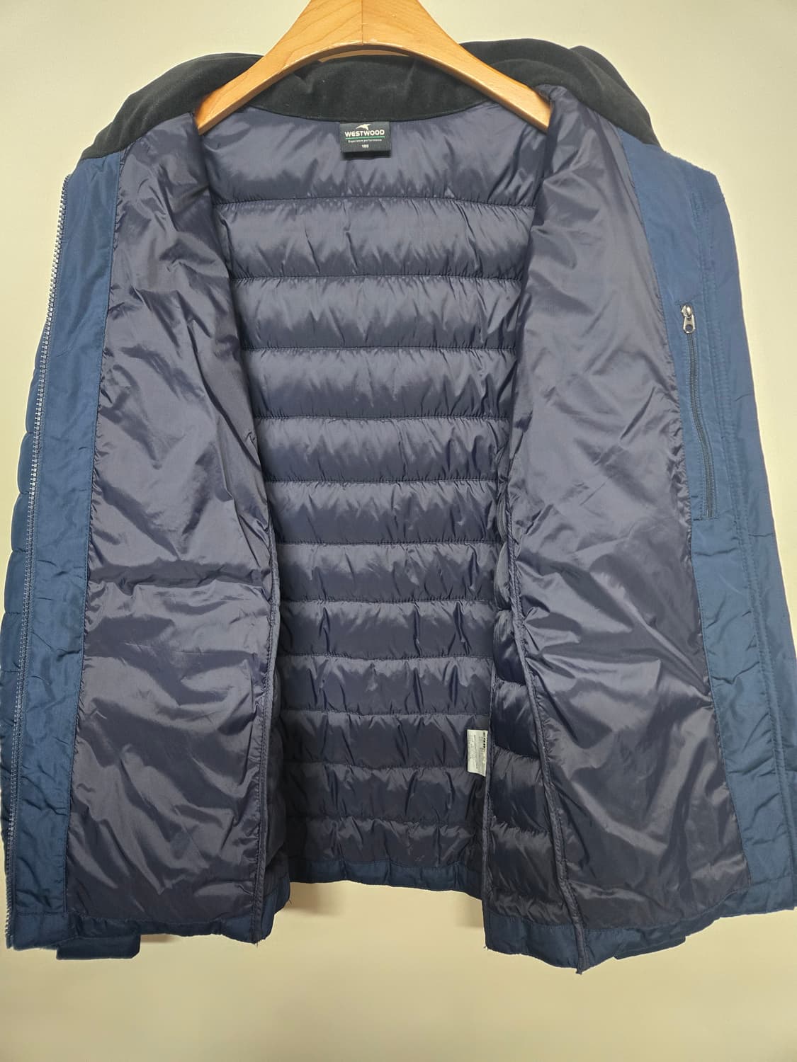 웨스트우드 네이비 구스 경량 패딩 100 상품이미지3