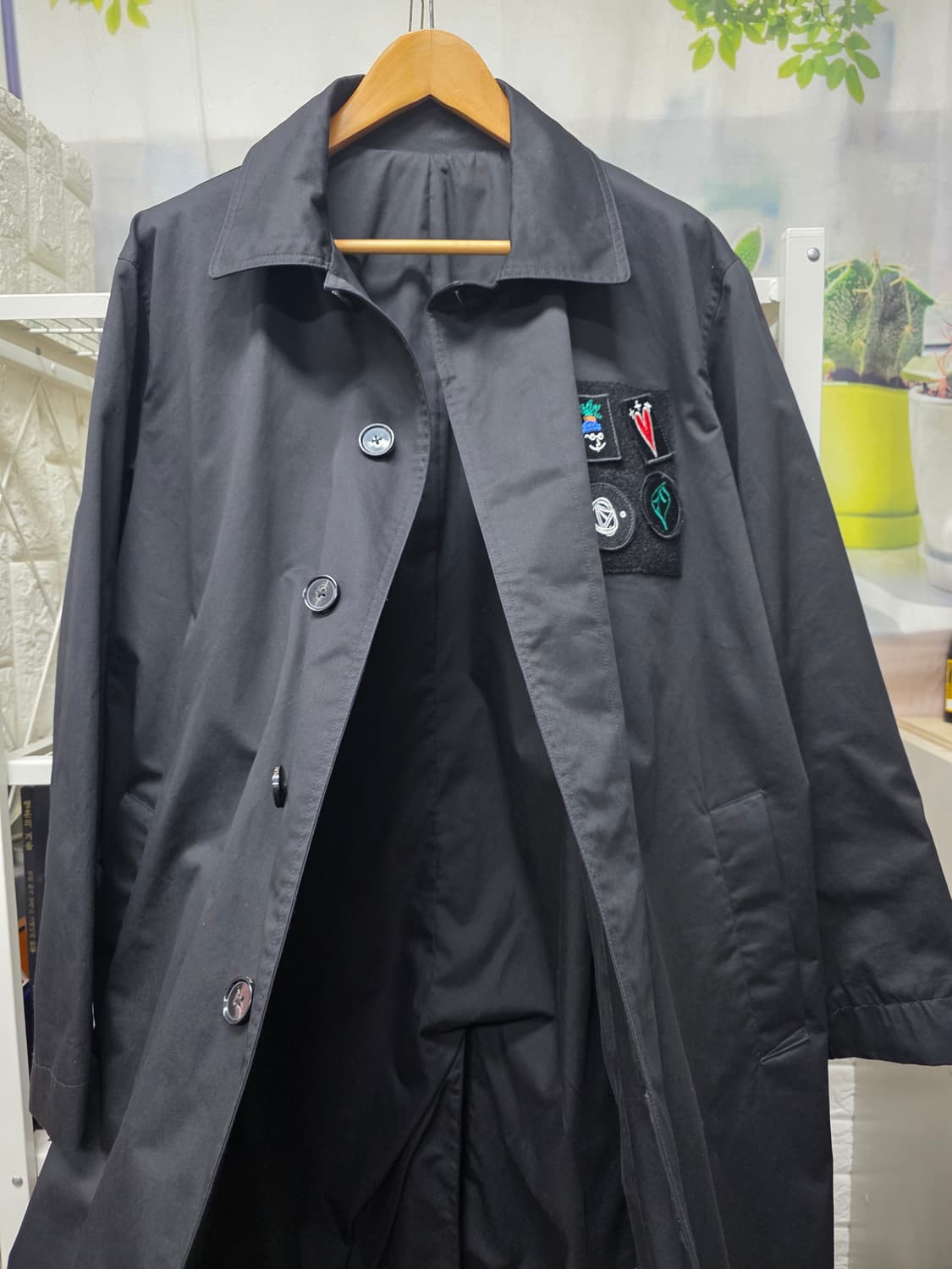 플랙 비 나이스 봄 가을 남성코트 95 루즈핏 벨티드 간절기용 MM70 상품이미지6