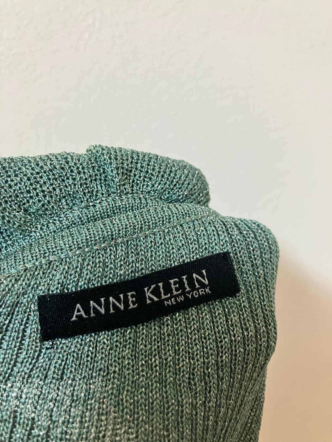 Anne Klein 앤클라인 프릴 니트 그린 상품이미지5