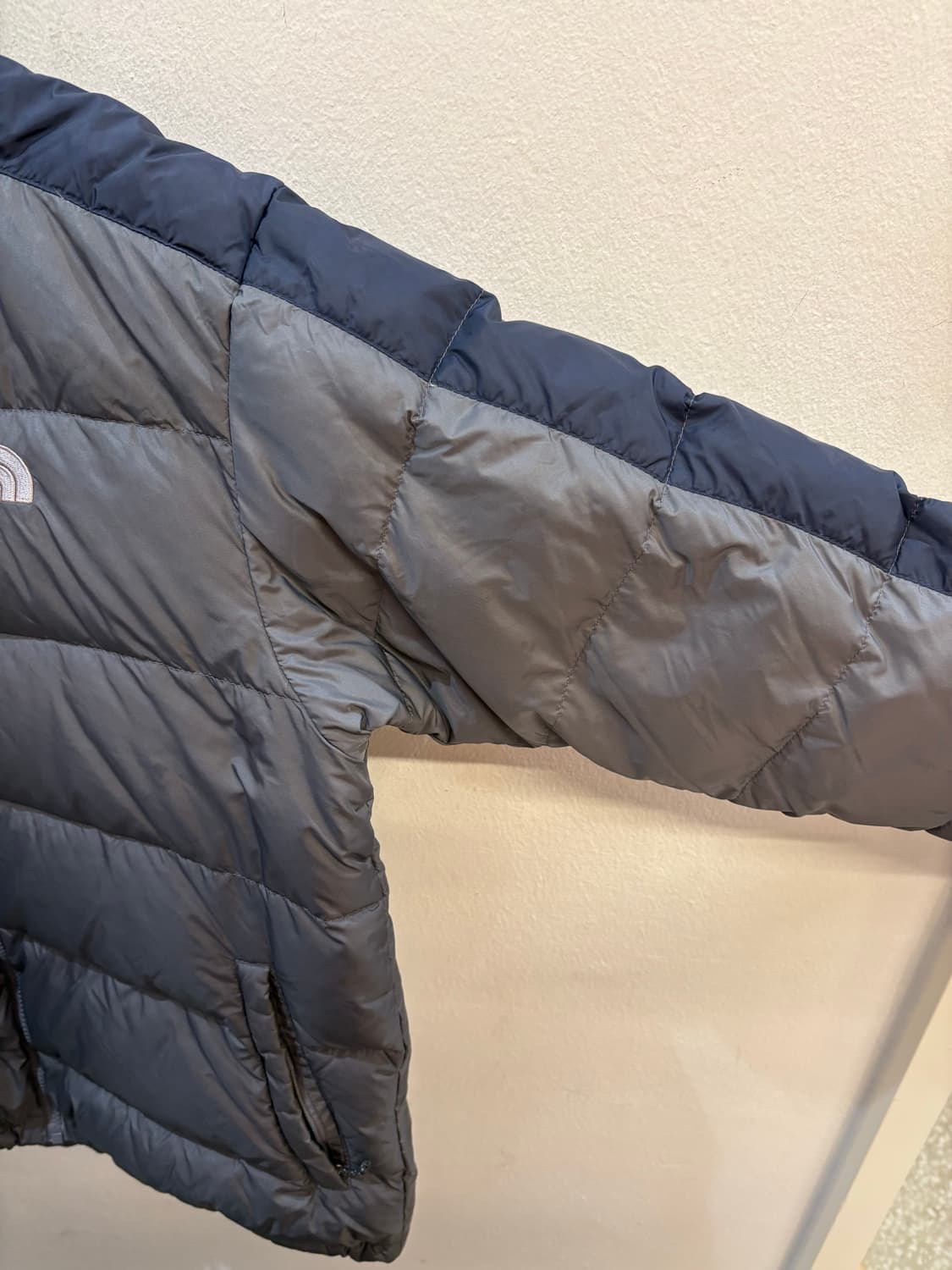 The north face gray navy padding 상품이미지3